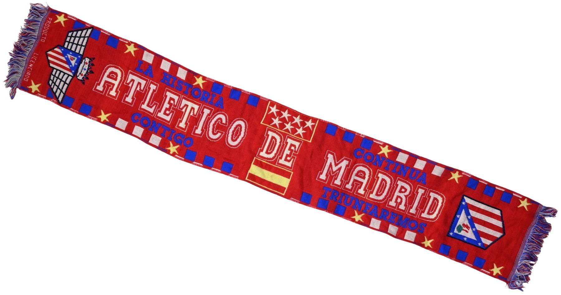 PORTO ATLETICO DE MADRID FOOTBALL SCARF CHAMPIONS LEAGUE 1/8 SOCCER BUFANDA