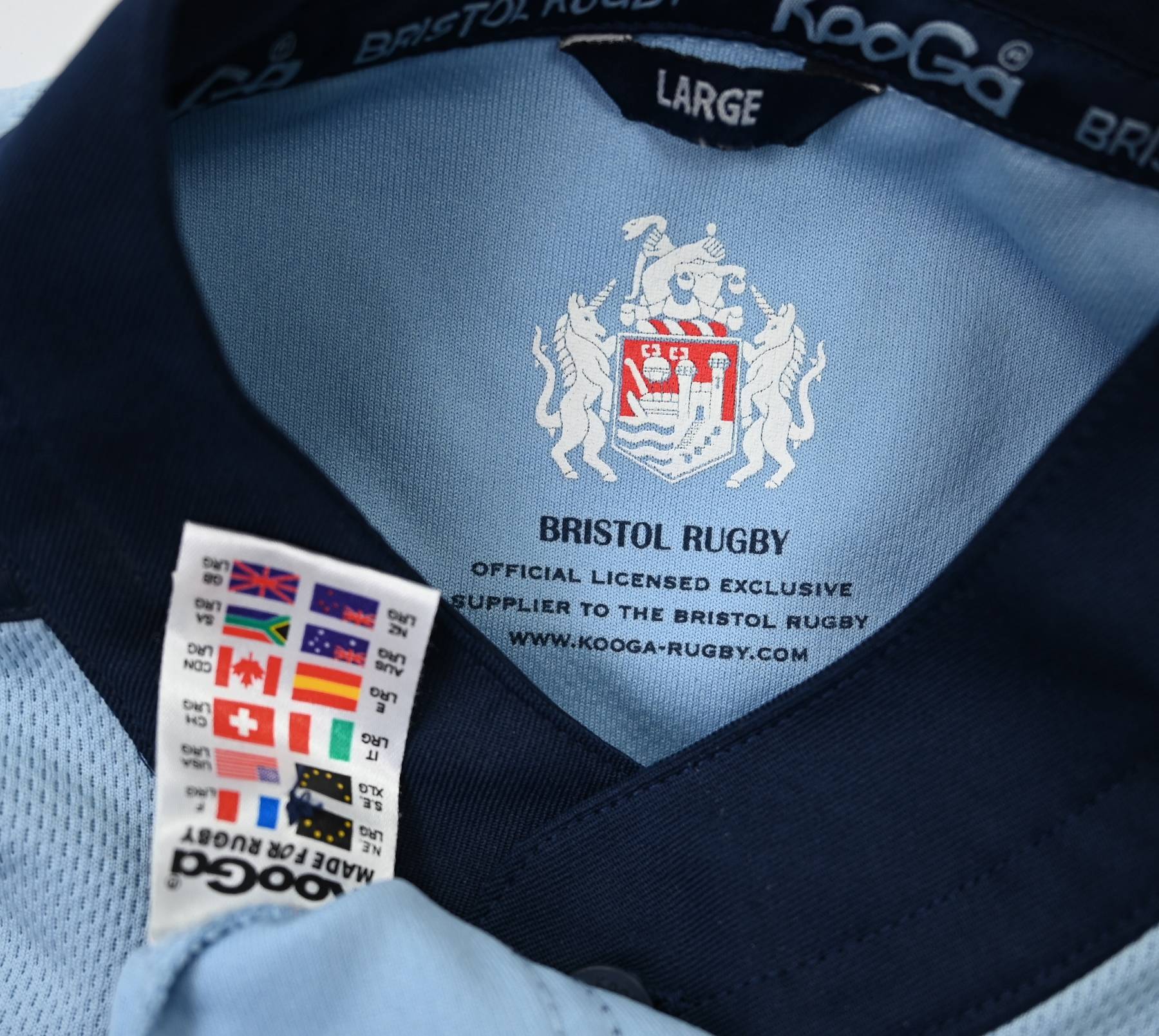 BRISTOL RUGBY SHIRT L Rugby \ Rugby Union \ Bristol | Classic-Shirts.com