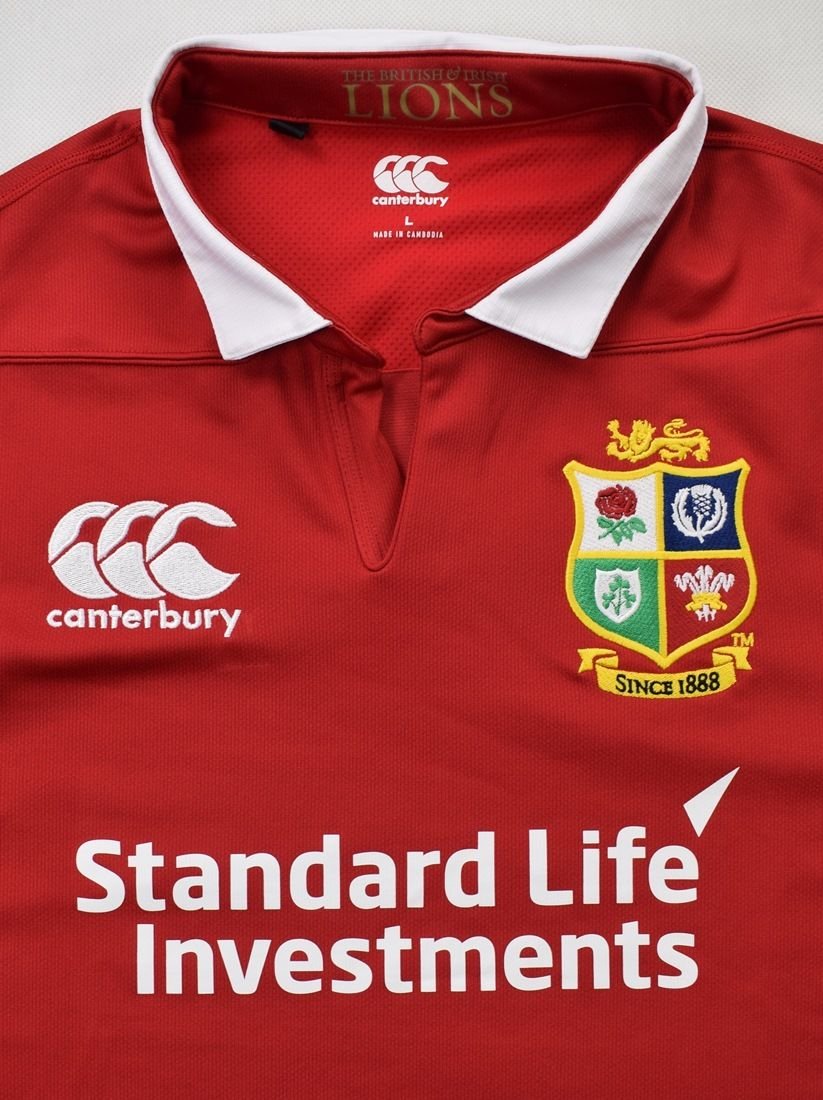 correcto Beneficiario Salto BRITISH AND IRISH LIONS RUGBY ADIDAS SHIRT L Rugby \ Rugby Union \  Tournaments | Classic-Shirts.com