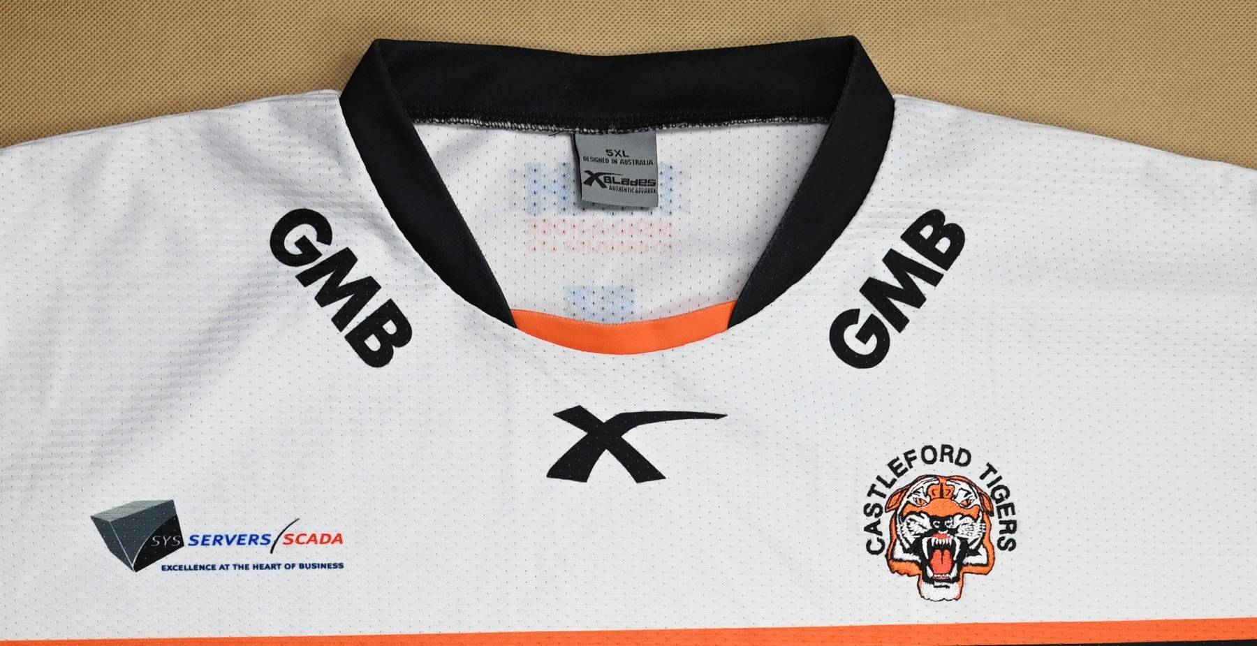 XBLADES CASTLEFORD TIGERS 2015 RUGBY LEAGUE HOME SHIRT JERSEY CAMISETA SIZE  S