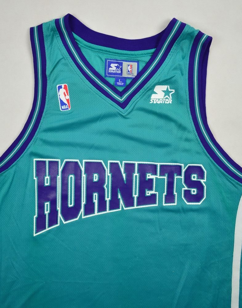 CHARLOTTE HORNETS BASKETBALL STARTER SHIRT L Other Shirts \ Basketball | Classic-Shirts.com