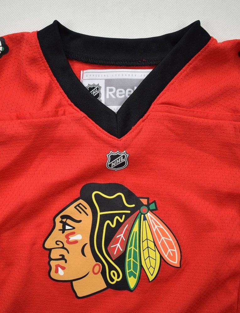 Streetwear REEBOK Chicago Blackhawks T-Shirt Indian Chief NHL Hockey | Size  L