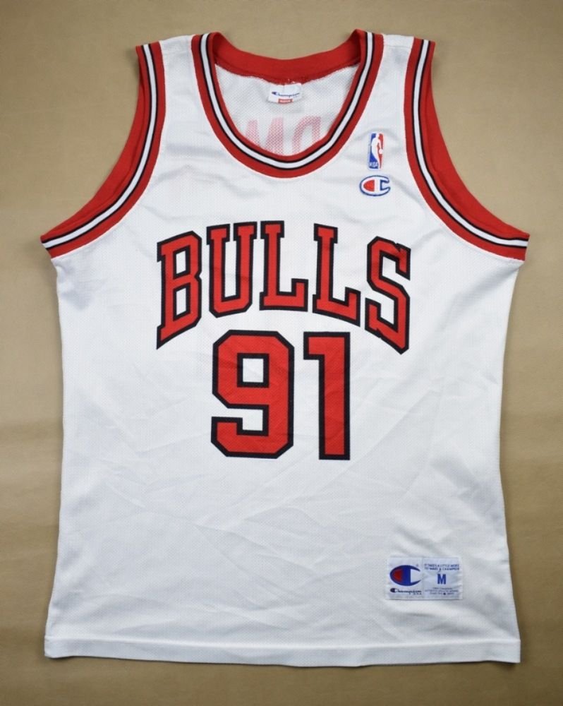 CHICAGO BULLS NBA *RODMAN* CHAMPION SHIRT M Other Shirts \ Basketball