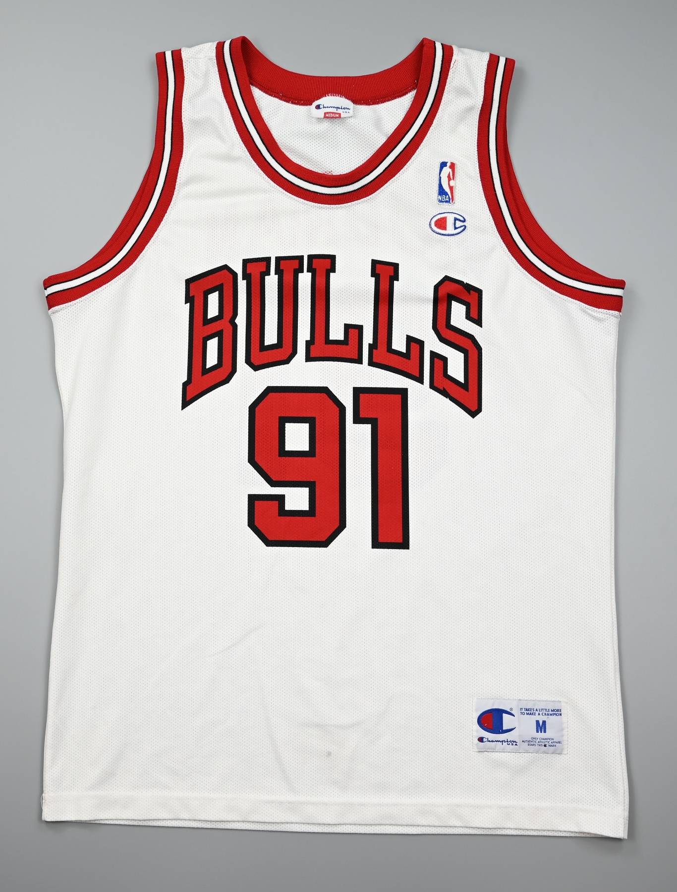 Champion Chicago Bulls NBA *Rodman* Shirt M M