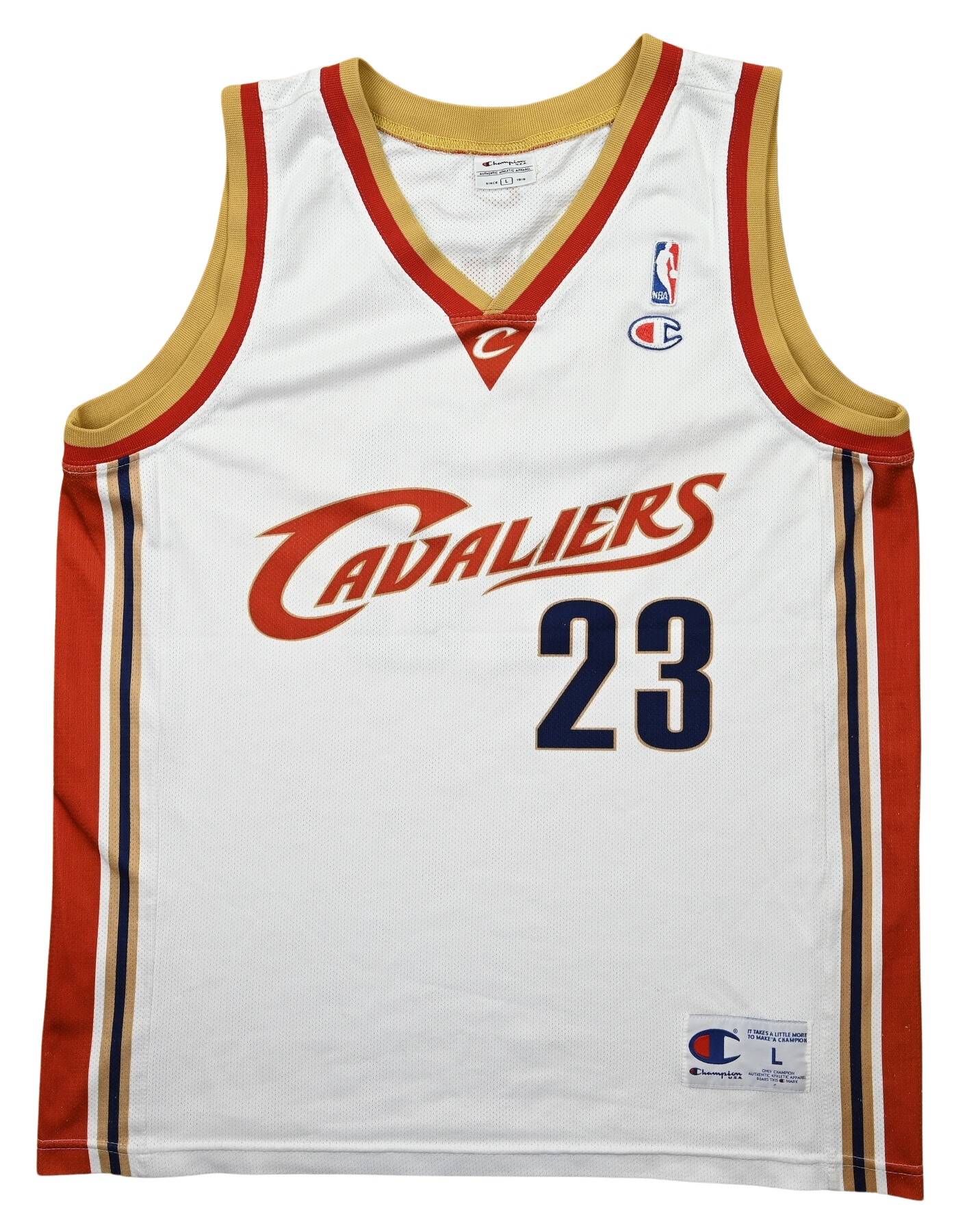 L) Vintage LeBron James Cleveland Cavaliers Jersey