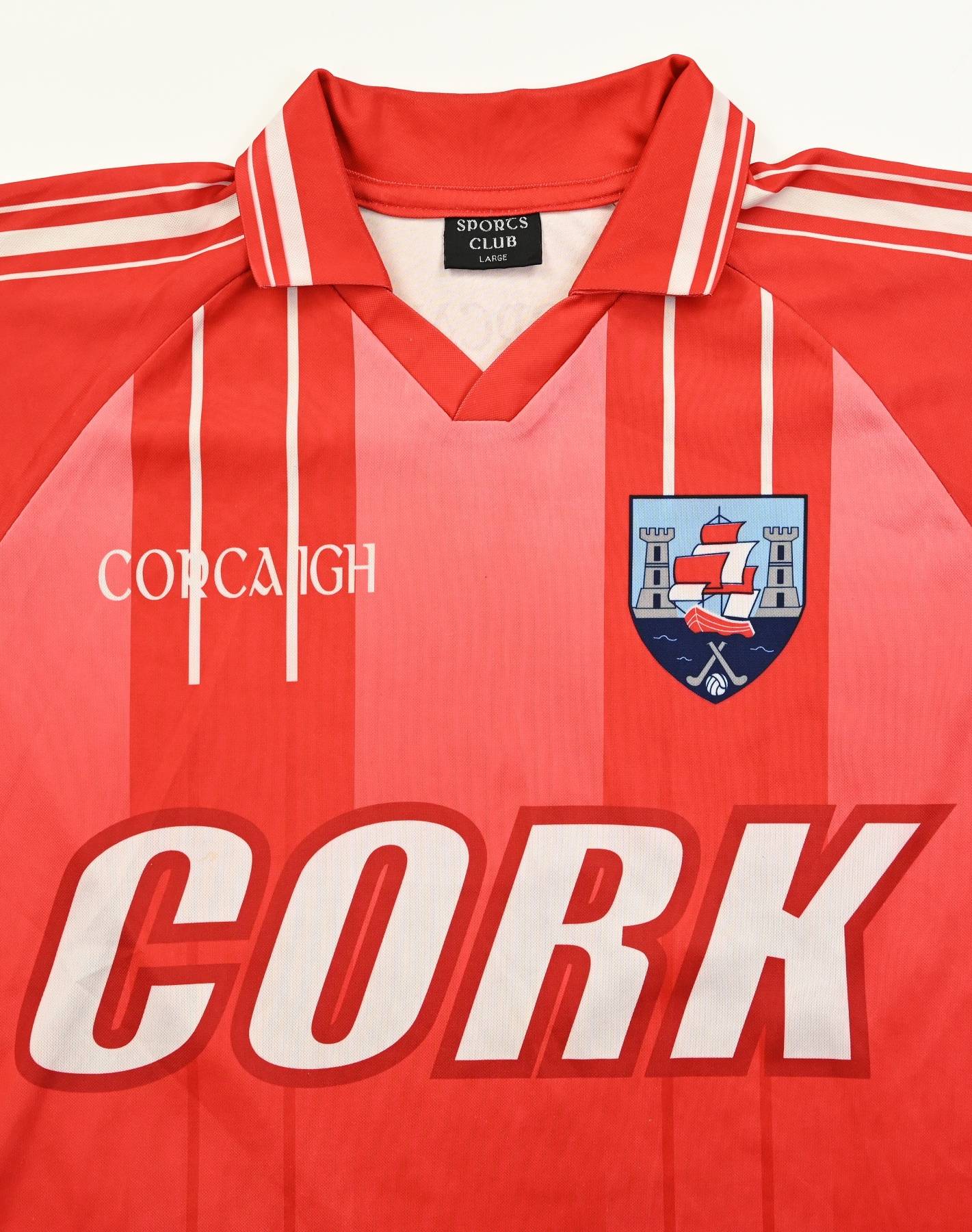 CORK GAA GAELIC SHIRT L Other \ Gaelic Sports