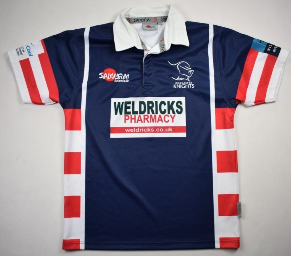 DONCASTER KNIGHTS RUGBY SAMURAI SHIRT M Rugby \ Rugby Union \ Other
