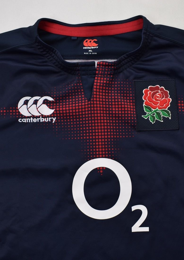 Canterbury England Official 17/18 Mens Short Sleeve Away Classic Jersey 