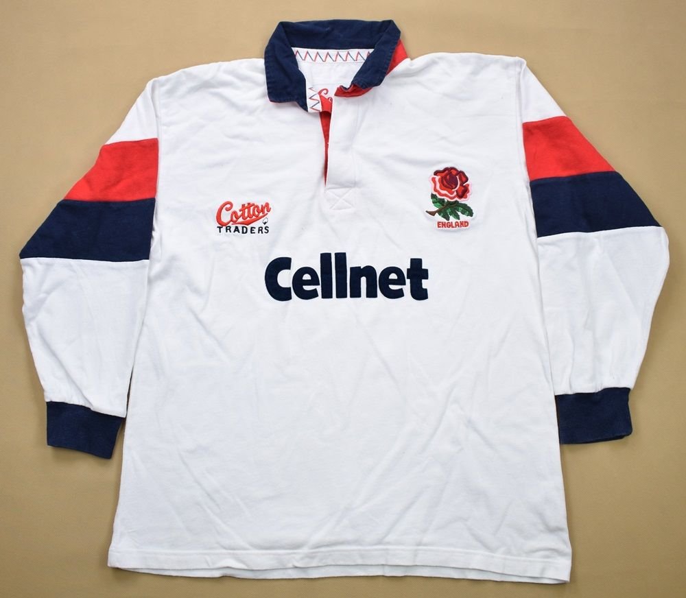 ENGLAND RUGBY COTTON TRADERS LONGSLEEVE SHIRT L Rugby \ Rugby Union ...