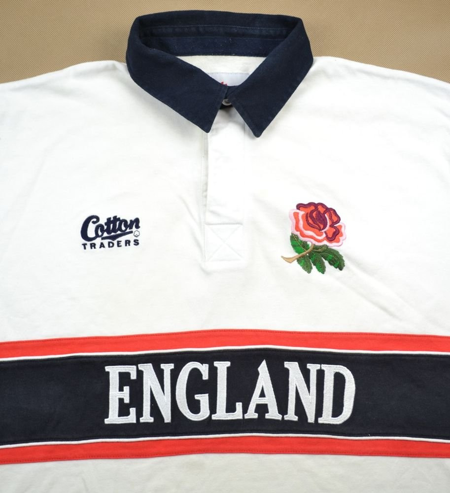 ENGLAND RUGBY COTTON TRADES SHIRT L Rugby \ Rugby Union \ England