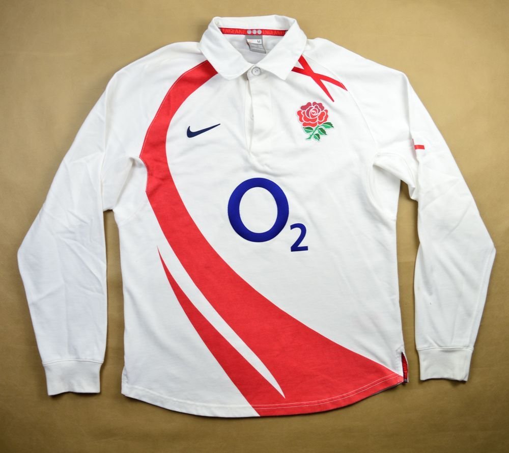 ENGLAND RUGBY LONGSLEEVE NIKE SHIRT M Rugby \ Rugby Union \ England ...