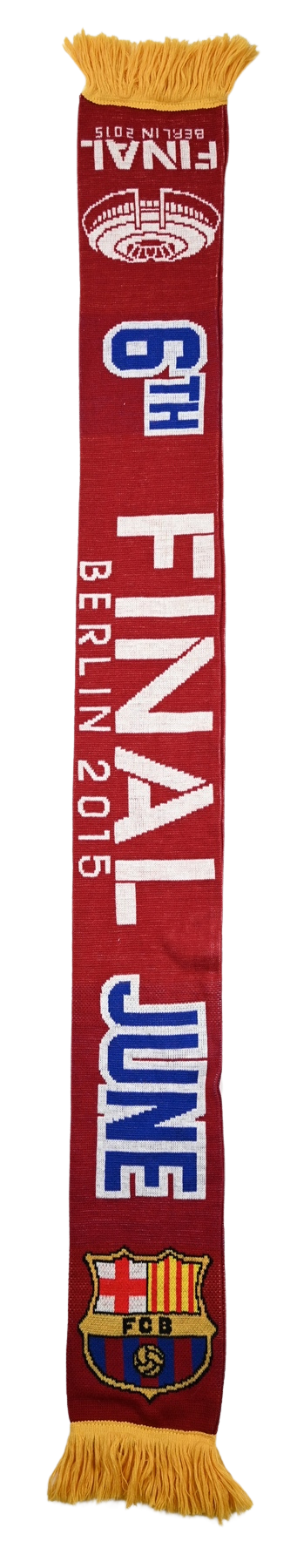 FC BARCELONA FINAL BERLIN 2015 UEFA CHAMPIONS LEAGUE SCARF Other ...