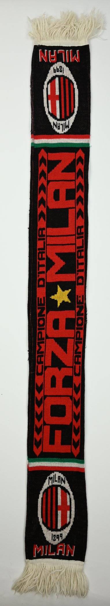 FORZA MILAN 1899 CAMPIONE D'TALIA SCARF Other Shirts \ Scarves ...