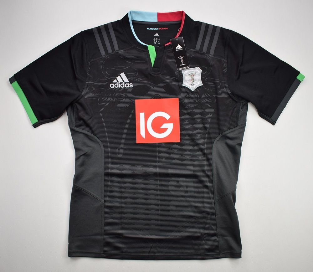 HARLEQUINS RUGBY HOME SHIRT ADIDAS XL Rugby \ Rugby Union \ Harlequins ...