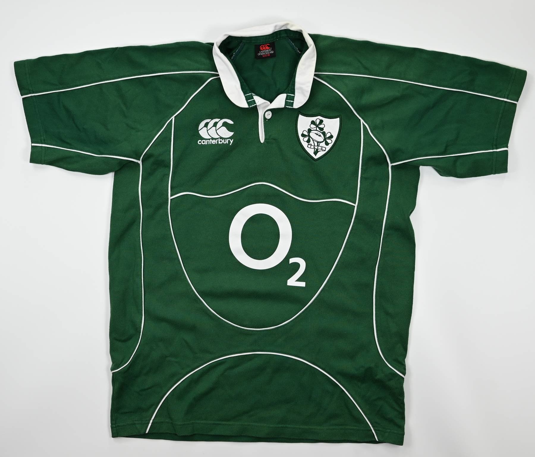 IRELAND IRFU RUGBY CANTERBURY SHIRT M Rugby \ Rugby Union \ Ireland ...