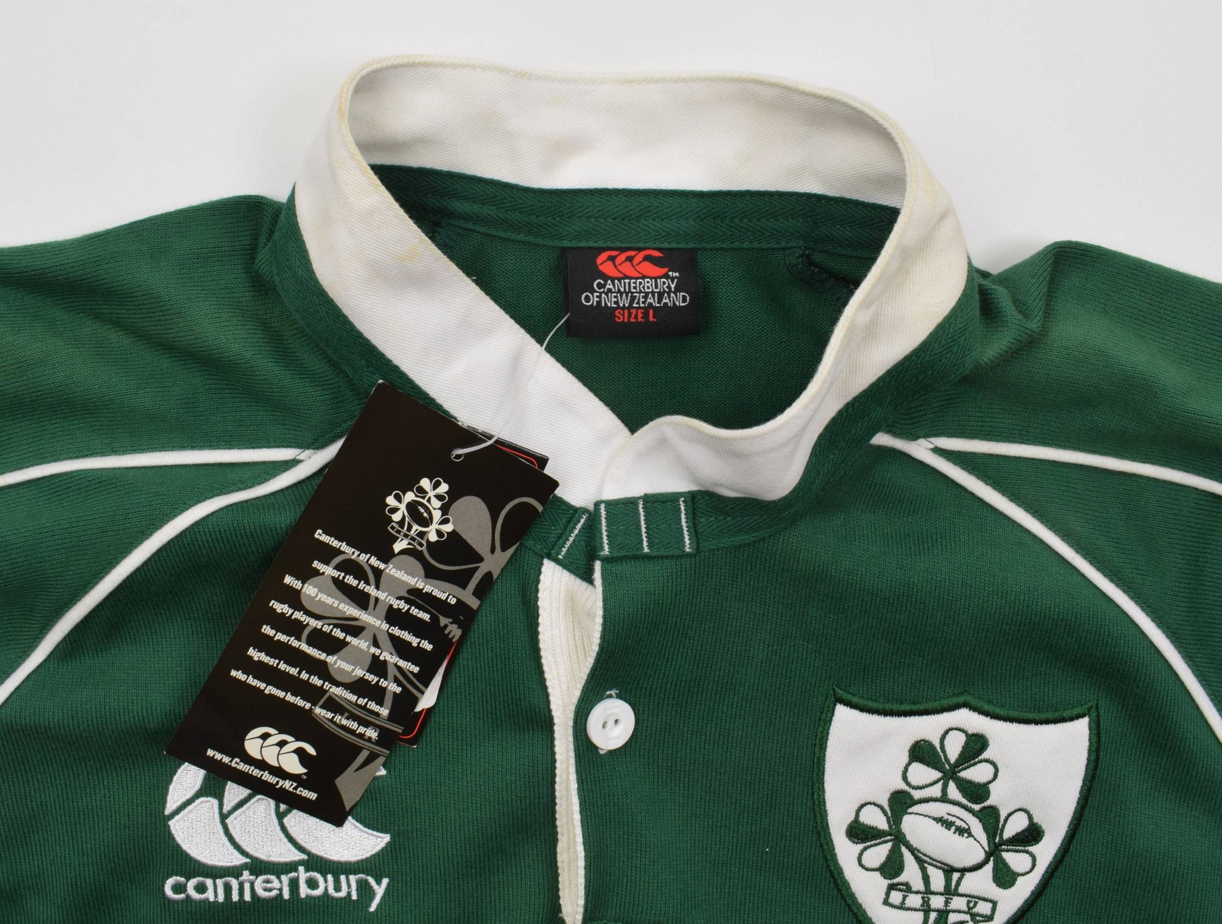 IRELAND IRFU RUGBY SHIRT L Rugby \ Rugby Union \ Ireland Classic