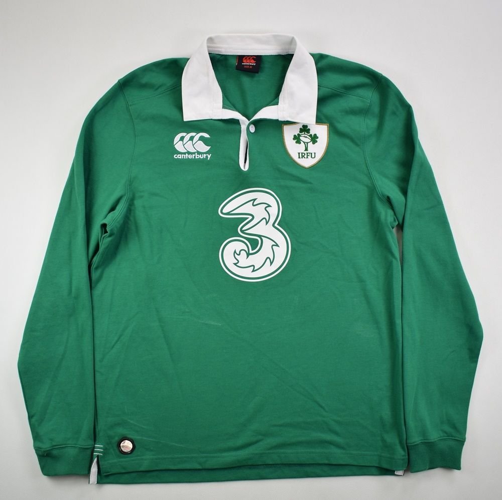 IRELAND RUGBY CANTERBURY LONGSLEEVE SHIRT M Rugby \ Rugby Union ...