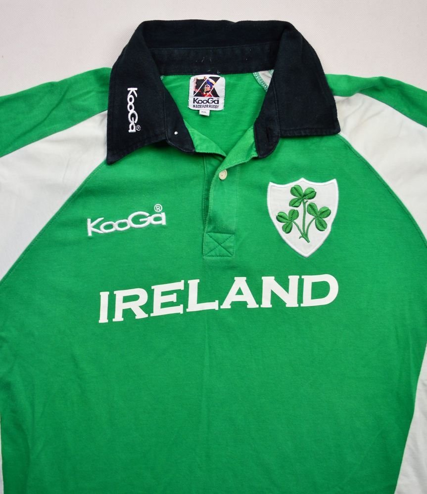 Celtic Warriors RARE vintage Green Kooga rugby shirt size XXL