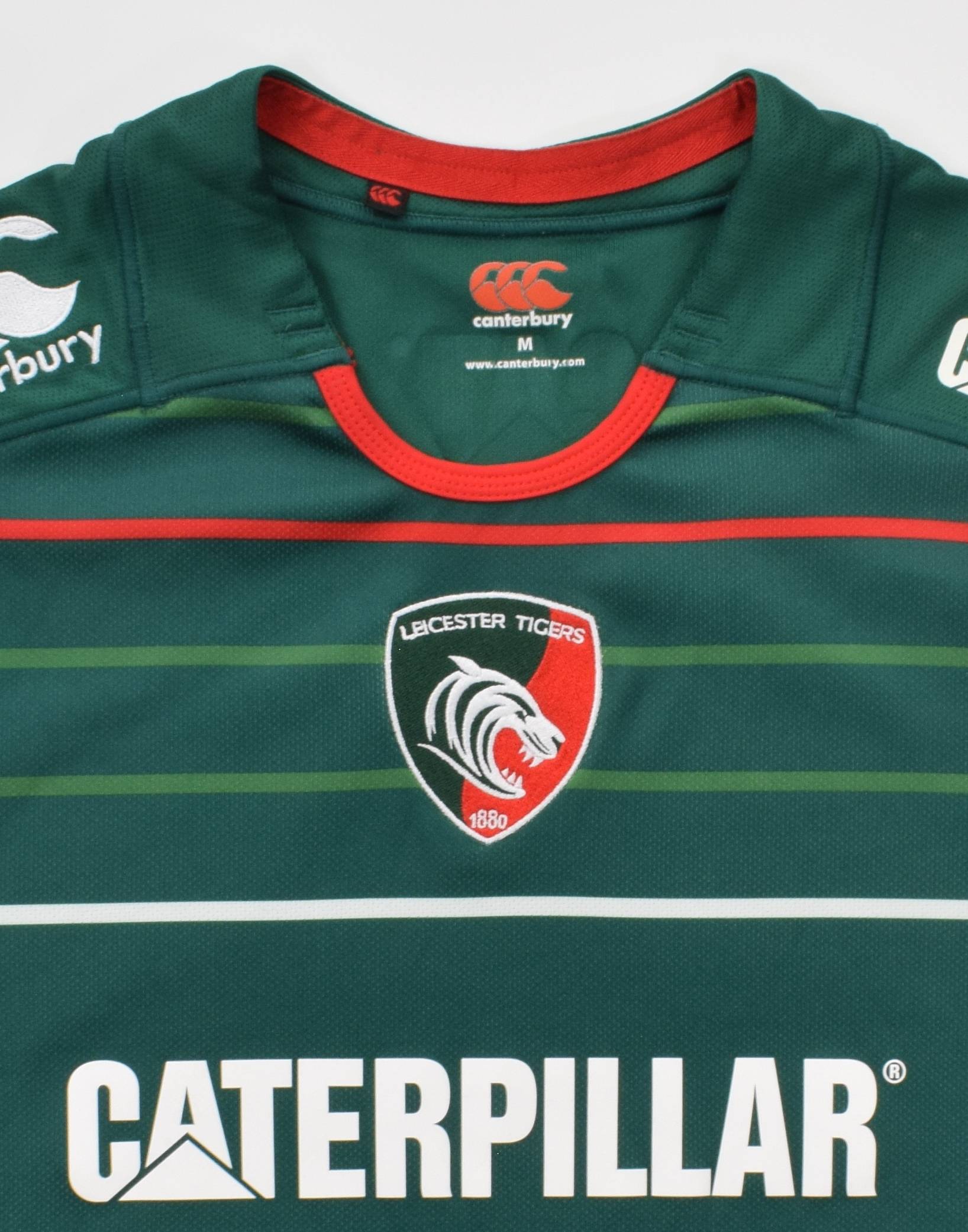 LEICESTER TIGERS RUGBY CANTERBURY SHIRT M Rugby \ Rugby Union ...