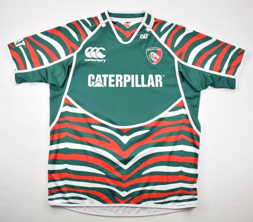 LEICESTER TIGERS RUGBY CANTERBURY SHIRT 