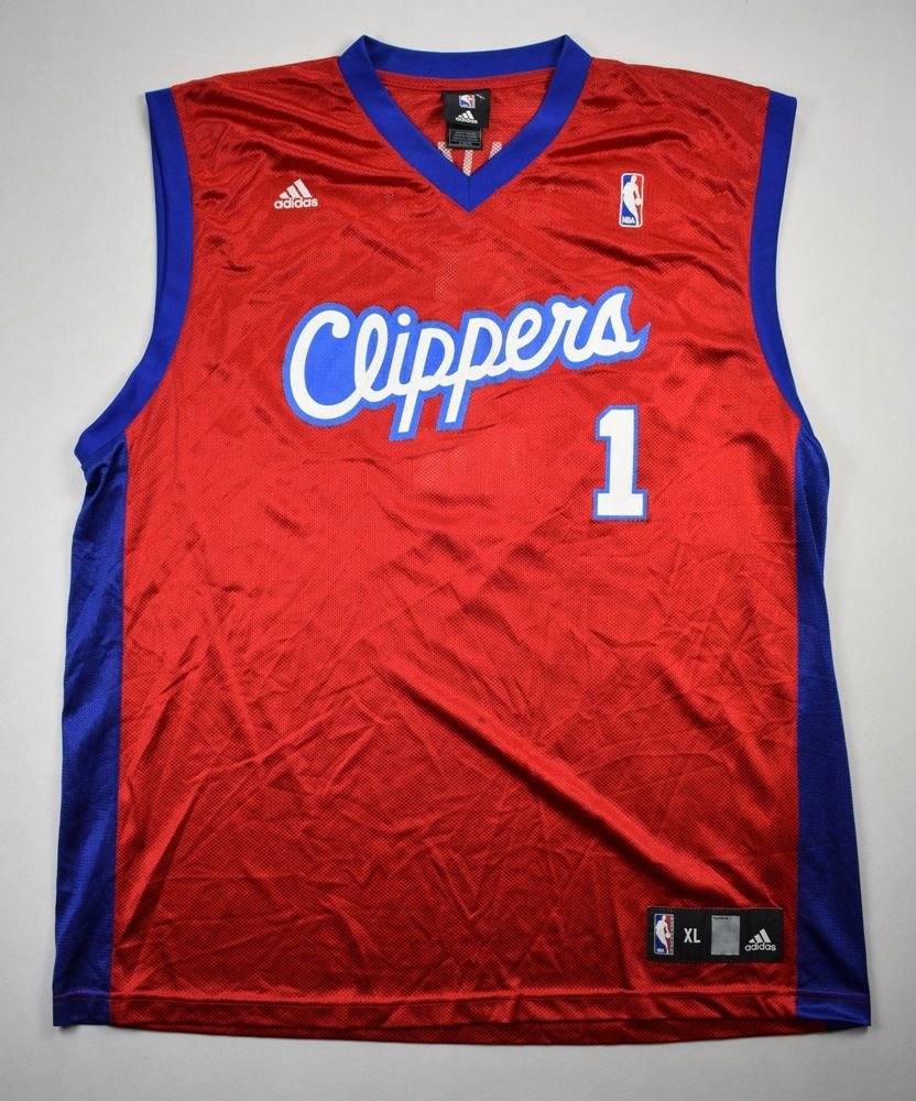 NBA Adidas Los Angeles Clippers Basketball Gametime Shirt Adult (Medium)