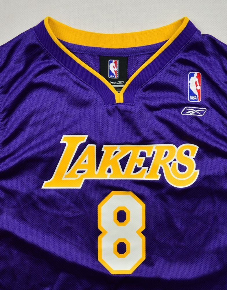 Los Angeles Lakers NBA *Kobe Bryant* Reebok Shirt L. Boys 14-16 Yrs