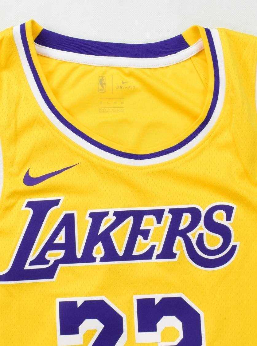 LOS ANGELES LAKERS NBA *JAMES* SHIRT XL Other Shirts \ Basketball ...