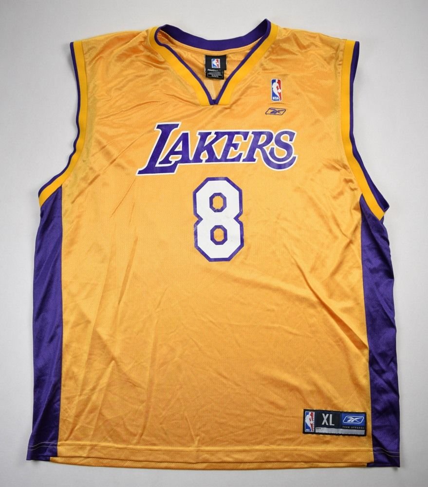 LOS ANGELES LAKERS NBA *Kobe Bryant* REEBOK SHIRT XL
