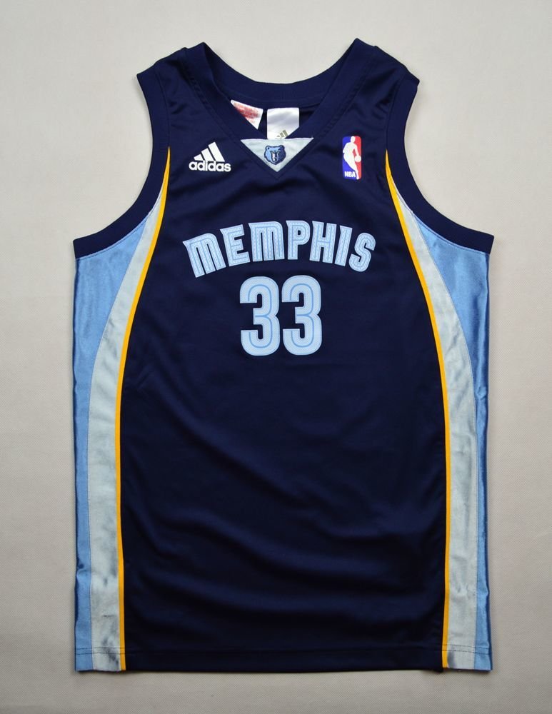 MEMPHIS GRIZZLIES *GASOL* NBA ADIDAS M. BOYS 152 CM Shirts \ Basketball Classic-Shirts.com