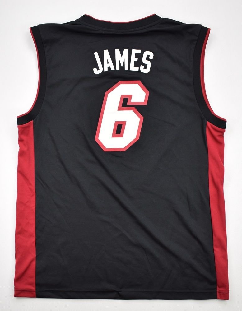 MIAMI HEAT *JAMES* NBA ADIDAS SHIRT L Other Shirts \ Basketball ...