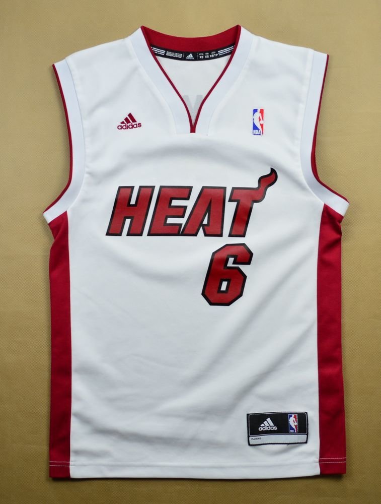 MIAMI HEAT *JAMES* NBA ADIDAS SHIRT XS Other Shirts \ Basketball ...