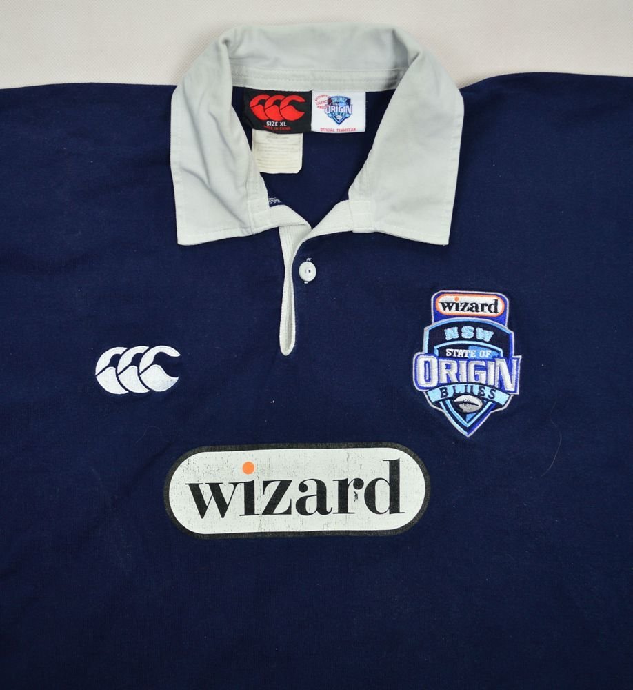 NEW SOUTH WALES BLUES RUGBY CANTERBURY SHIRT XL Rugby \ Rugby League ...