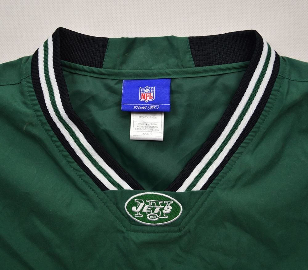 NEW YORK JETS NFL REEBOK JACKET XL Other Shirts \ American Football ...