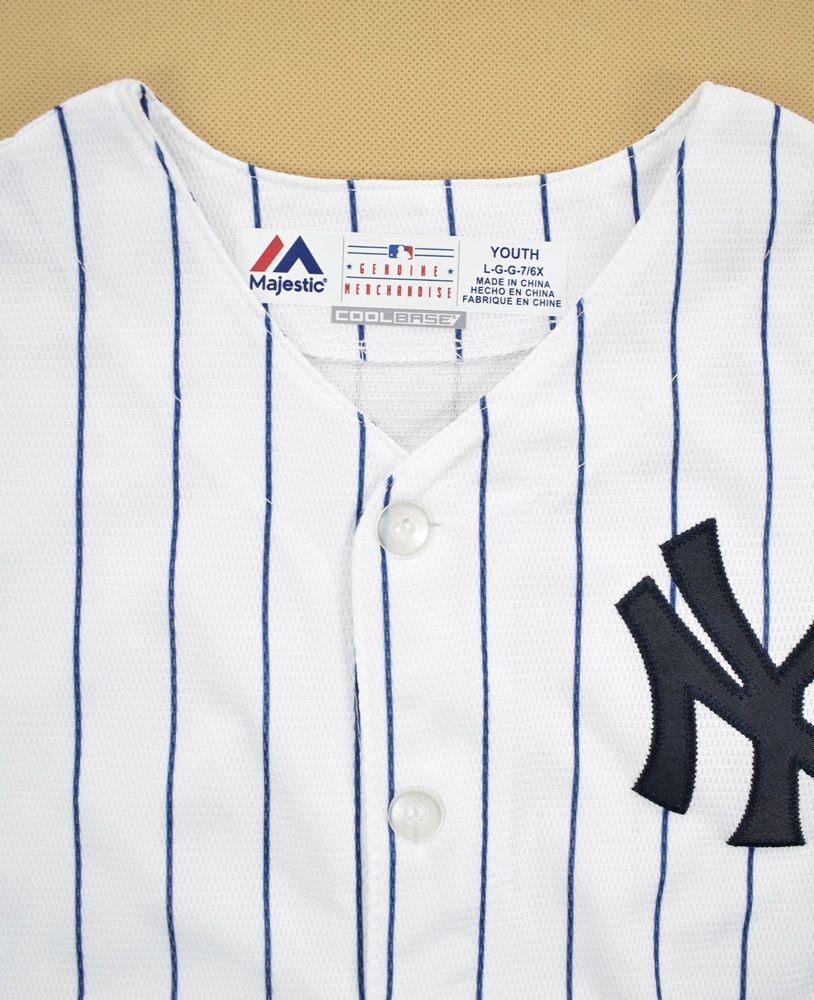 Yankees Toddler Button Down Cool Base Jersey