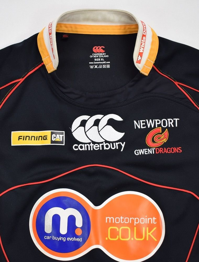 NEWPORT GWENT DRAGONS RUGBY CANTERBURY SHIRT XL Rugby \ Rugby League