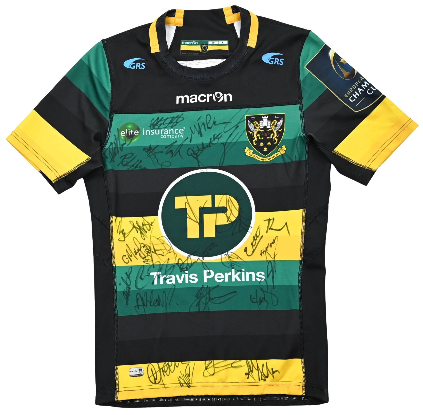 NORTHAMPTON SAINTS RUGBY SHIRT L Rugby \ Rugby Union \ Northampton