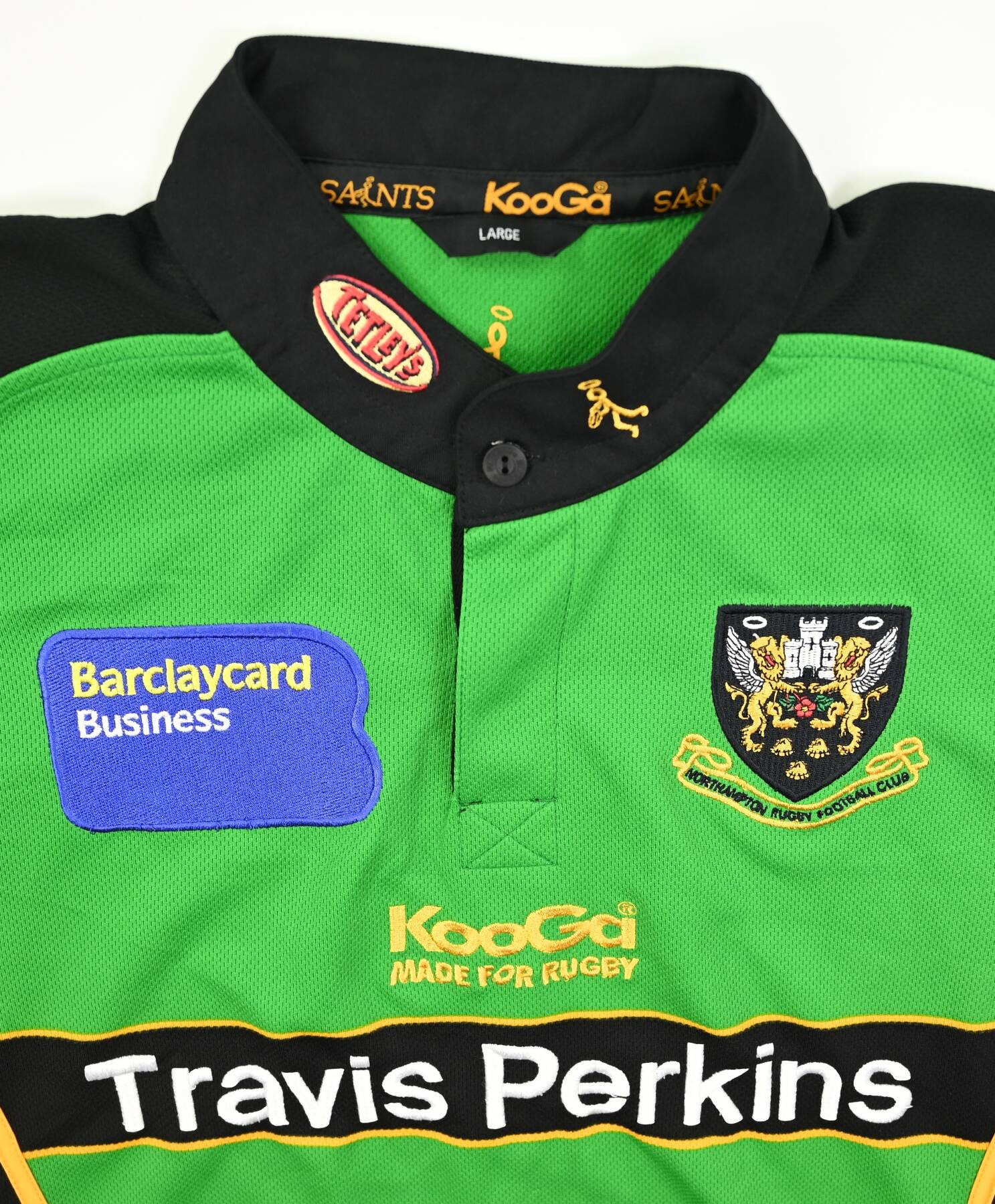 NORTHAMPTON SAINTS RUGBY SHIRT L Rugby \ Rugby Union \ Northampton