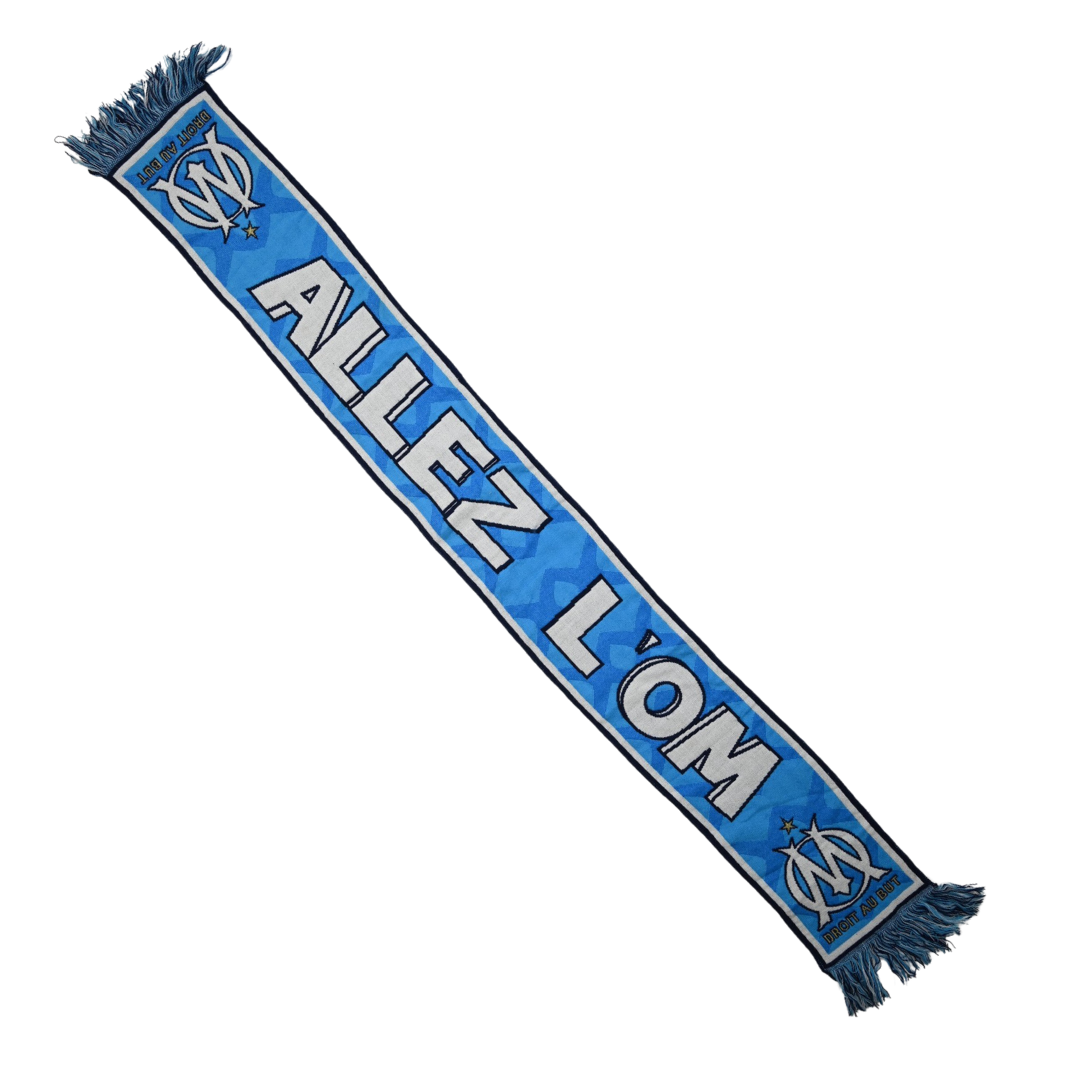 Lot 4 echarpe de supporter Olympique Marseille OM vintage scarf
