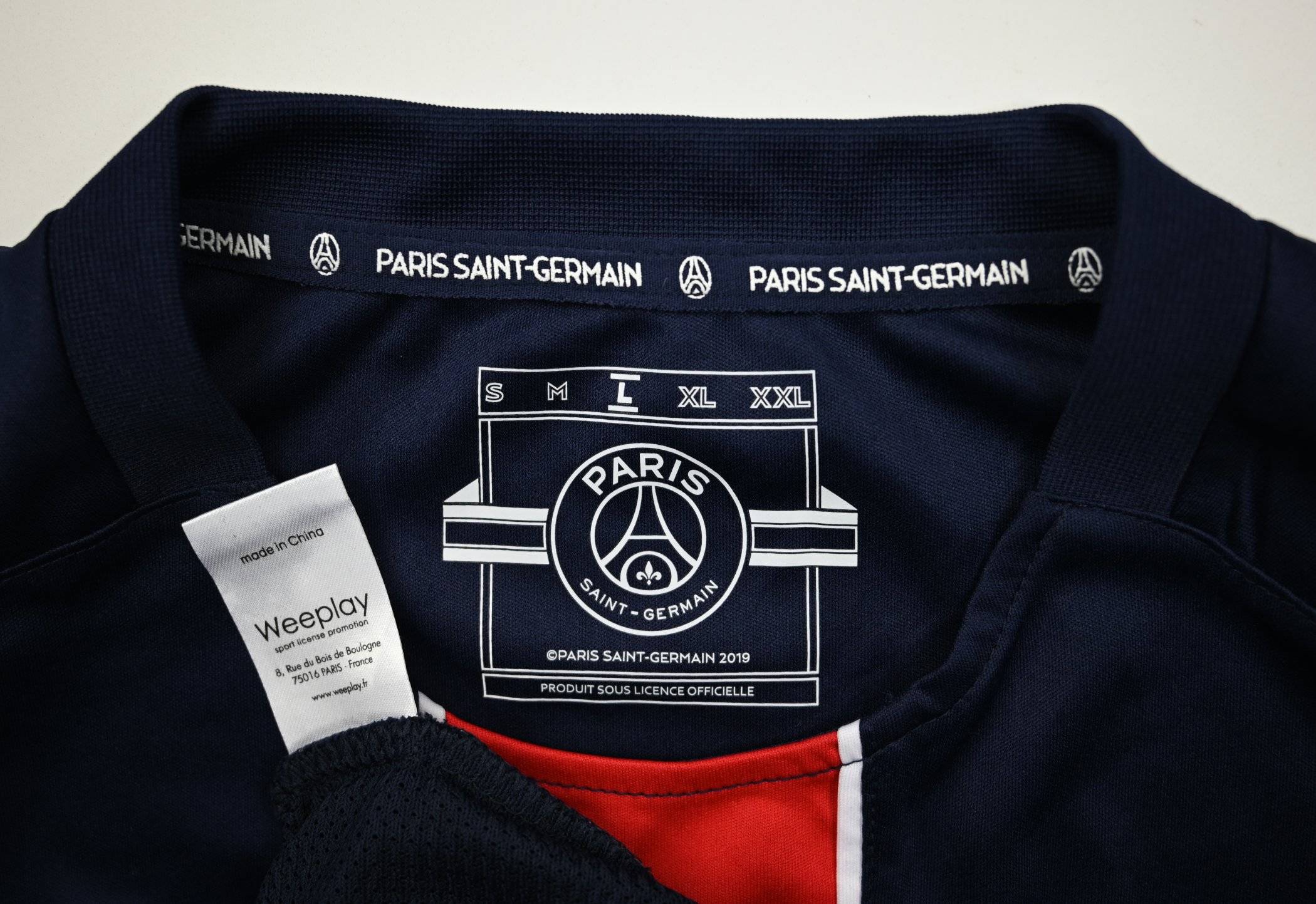 PARIS SAINT-GERMAIN SHIRT L Football / Soccer \ European Clubs \ French ...