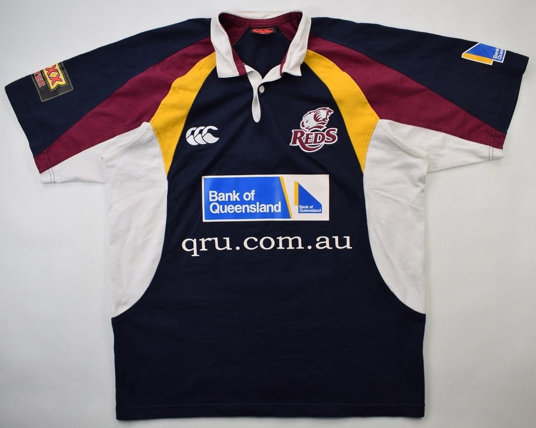 QUEENSLAND REDS RUGBY UNION SHIRT L Rugby \ Rugby Union ...