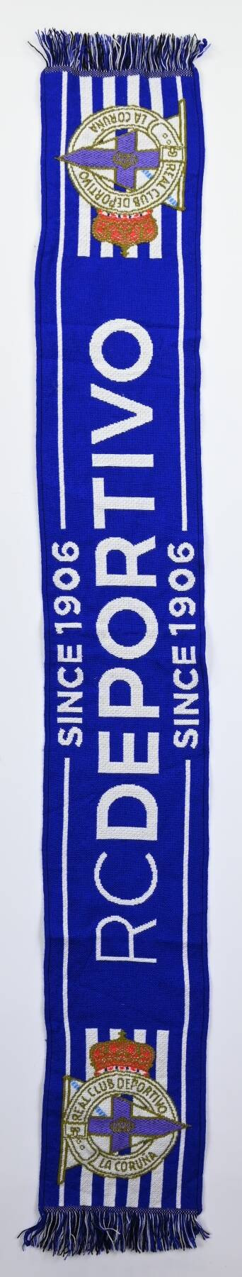 Real Club Deportivo Schal - Offizieller Fan Schal 130x20 Cm Blau