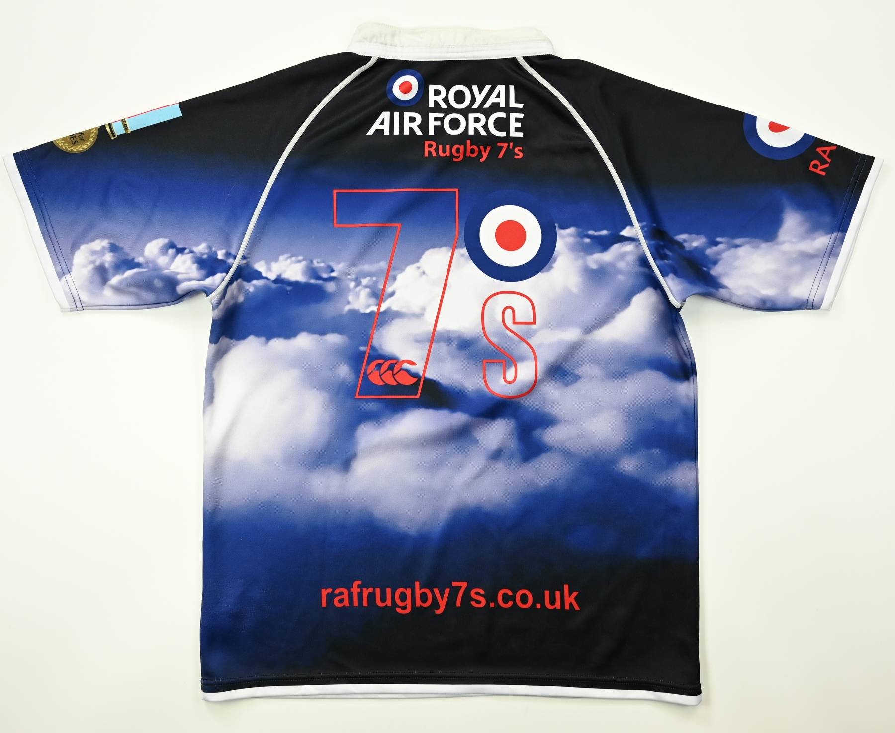 ROYAL AIR FORCE SPITFIRES RUGBY SHIRT L