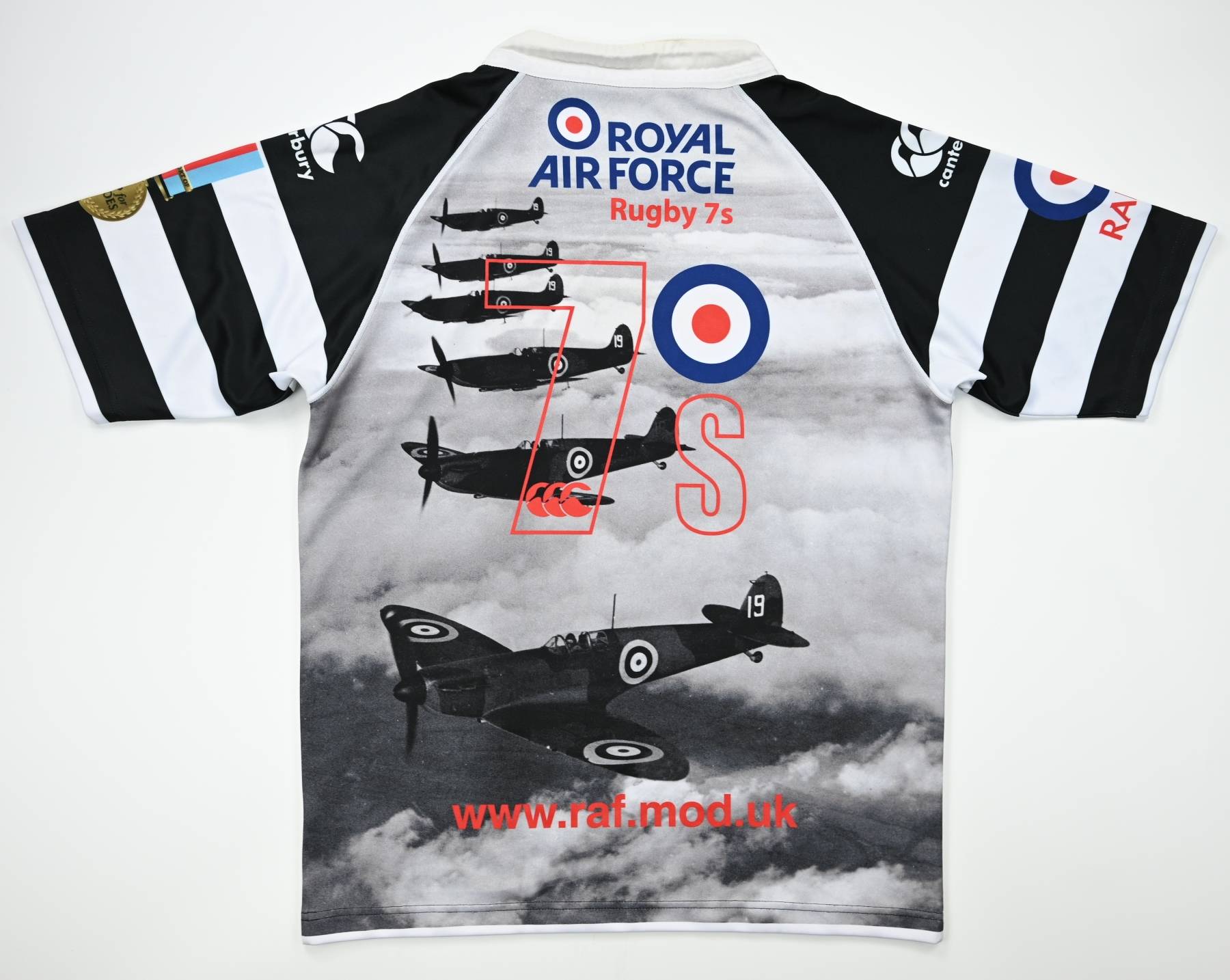 ROYAL AIR FORCE SPITFIRES RUGBY SHIRT L Rugby \ Rugby Union