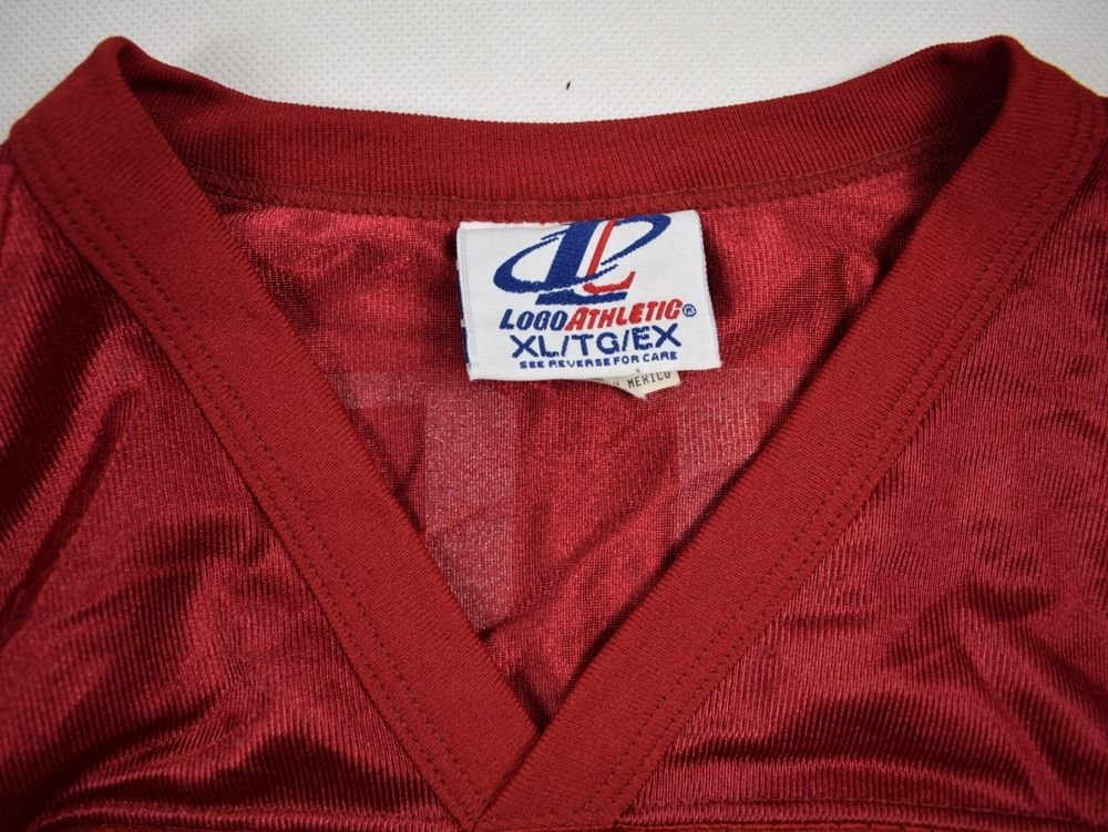 Logo Athletic, Shirts, San Francisco 49ers Logo Athletic Vintage Burgundy  Shirt Mens Xl Red