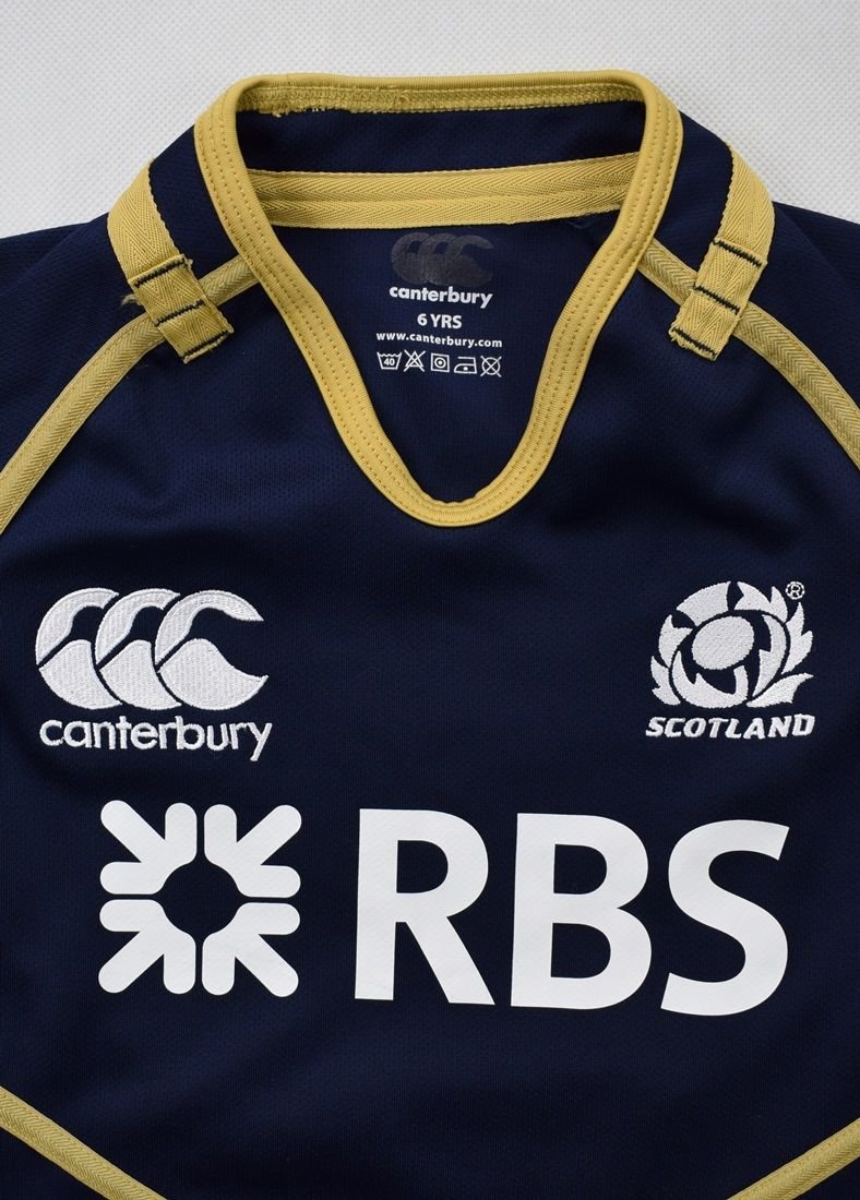 SCOTLAND RUGBY CANTERBURY SHIRT 6 YRS Rugby \ Rugby Union \ Scotland ...