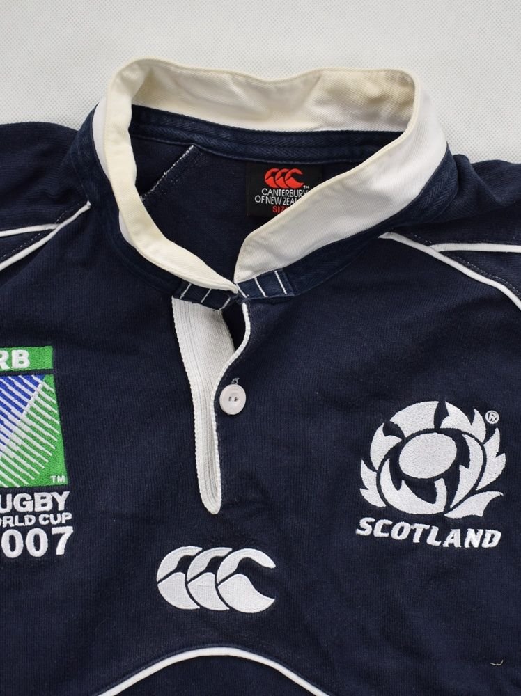 SCOTLAND RUGBY CANTERBURY SHIRT L Rugby \ Rugby Union \ Scotland ...