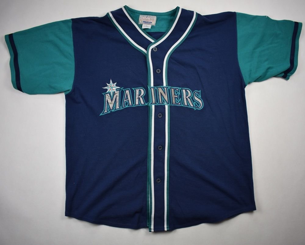 SEATTLE MARINERS MLB STARTER SHIRT XL Other Shirts \ Baseball | Classic ...