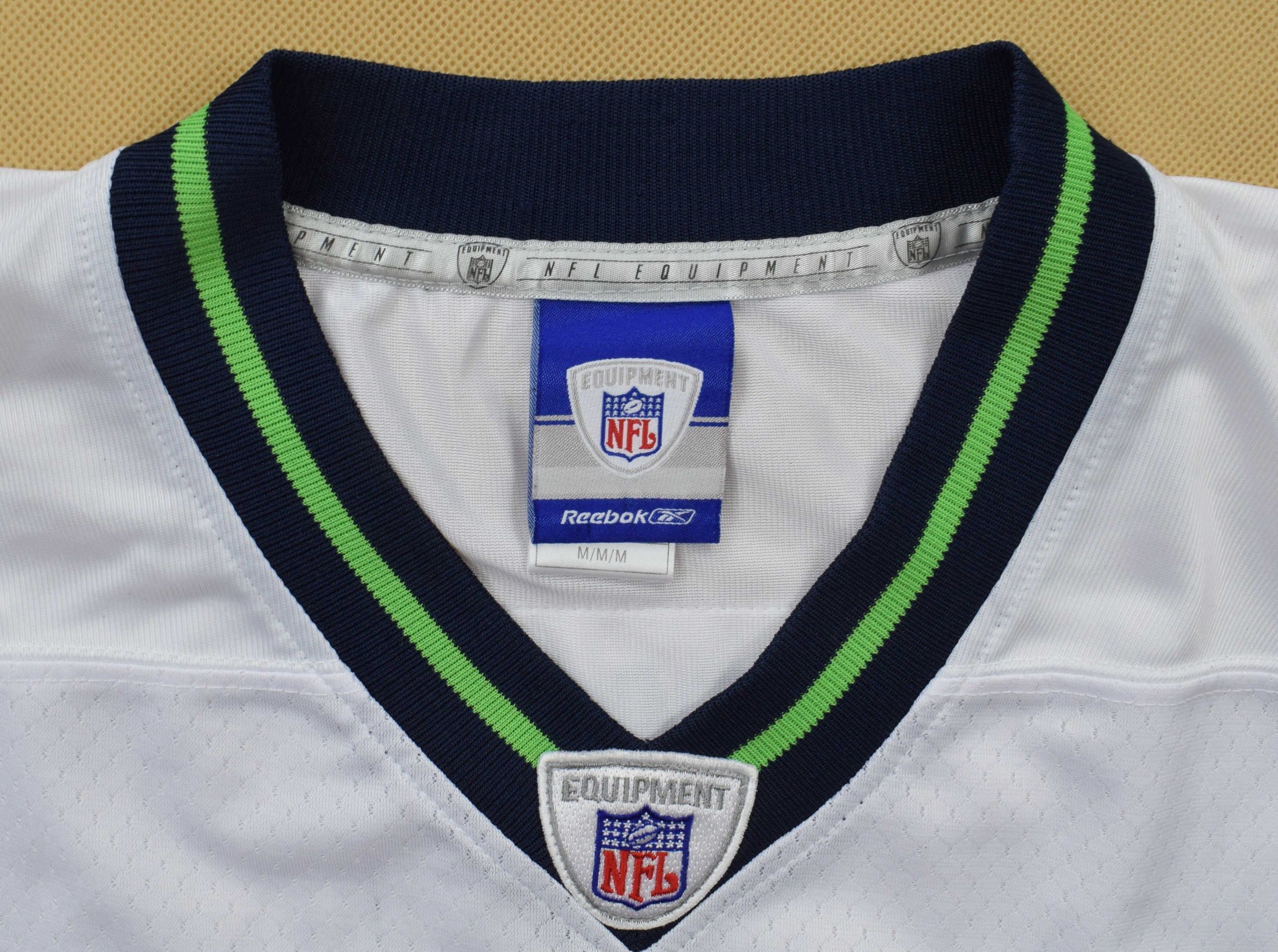 2005-06 SEATTLE SEAHAWKS HASSELBECK #8 REEBOK ON FIELD JERSEY (HOME) X -  Classic American Sports