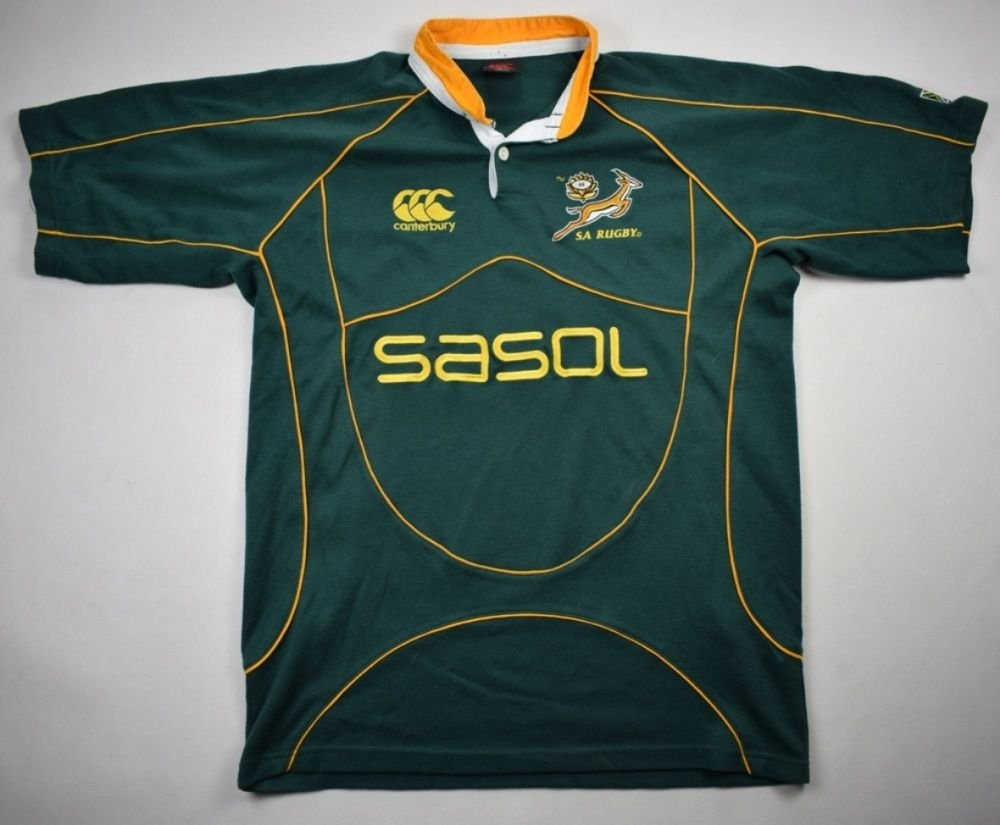 SOUTH AFRICA RUGBY CANTERBURY SHIRT L Rugby \ Rugby Union \ South