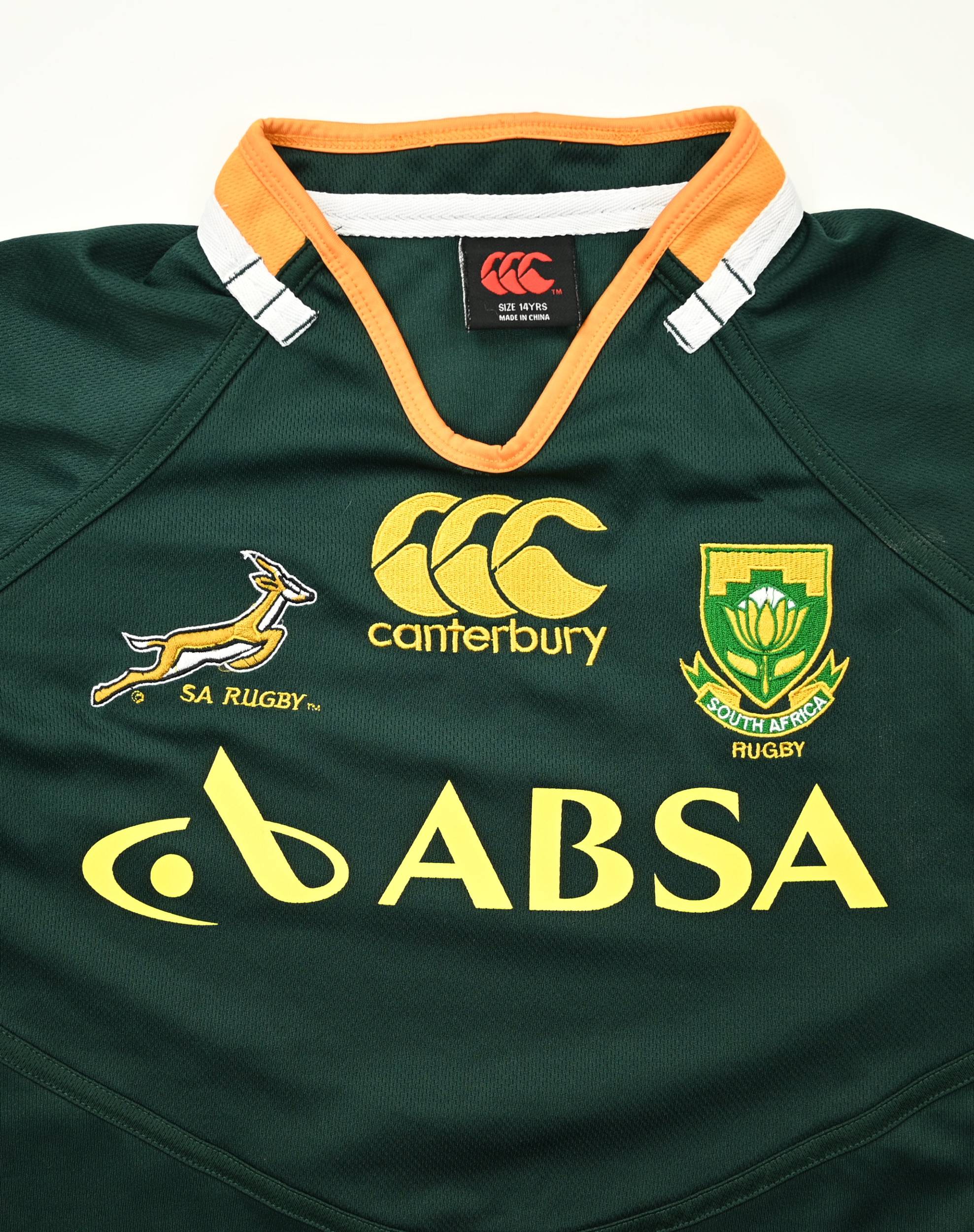 SOUTH AFRICA RUGBY SHIRT M. BOYS Rugby \ Rugby Union \ South Africa ...